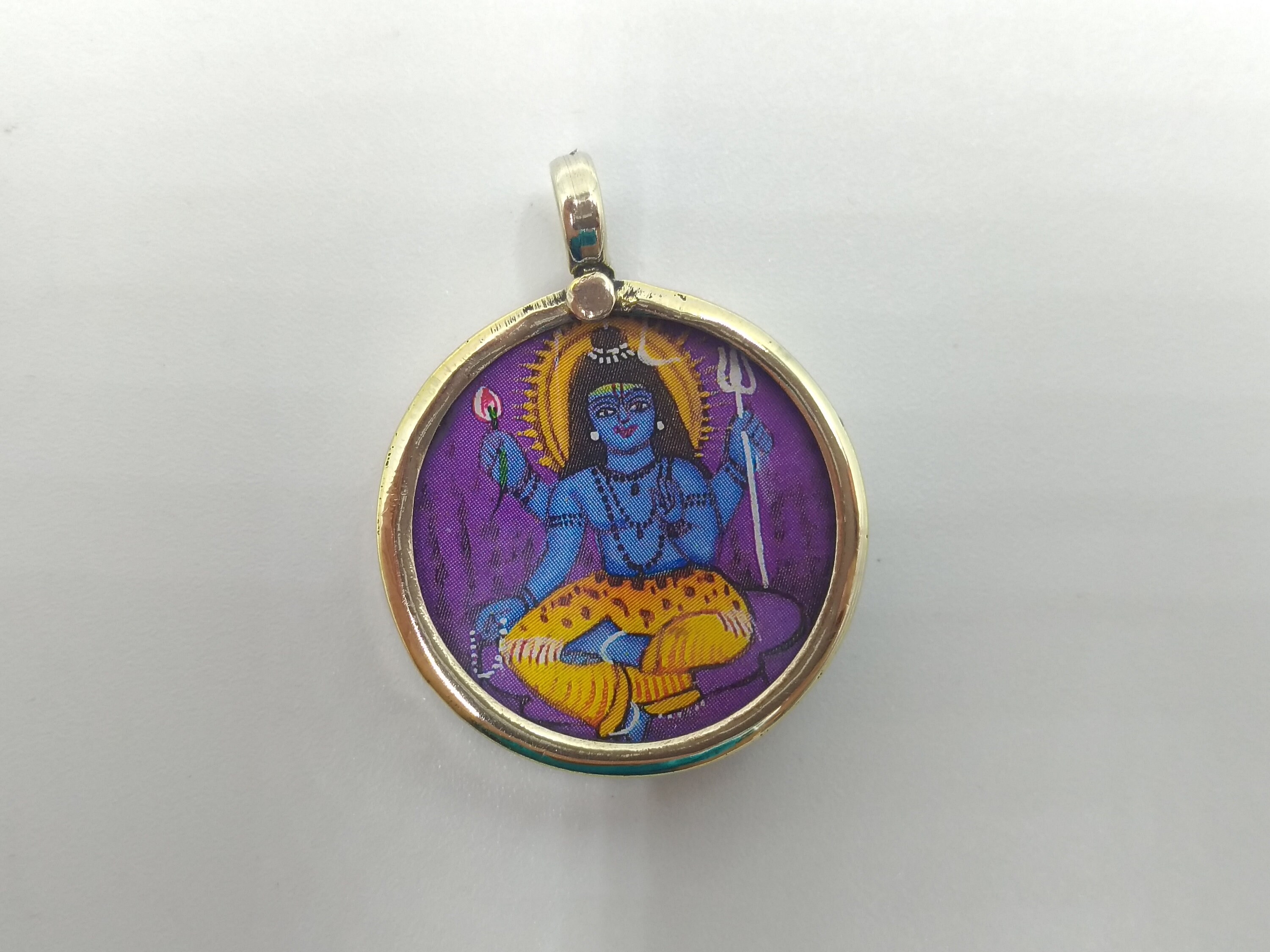 Shiva Necklace Shiva Pendant Indian God Hindu God Etsy