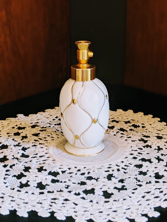 Vintage 1950's DEV Perfume Bottle Gem