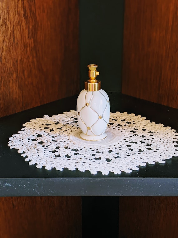 Vintage 1950's DEV Perfume Bottle Gem