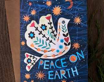 Greeting Card - Peace on Earth - 5x7"