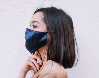 Face mask 100% natural silk | Adjustable size | Thermoregulator