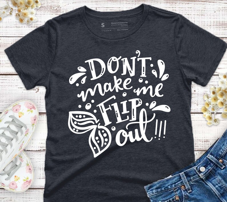 Download Funny Mermaid SVG Don't Make Me Flip Out Kids Summer Svg ...