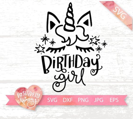 Download Birthday Girl SVG // Cute Birthday Unicorn Svg File for ...
