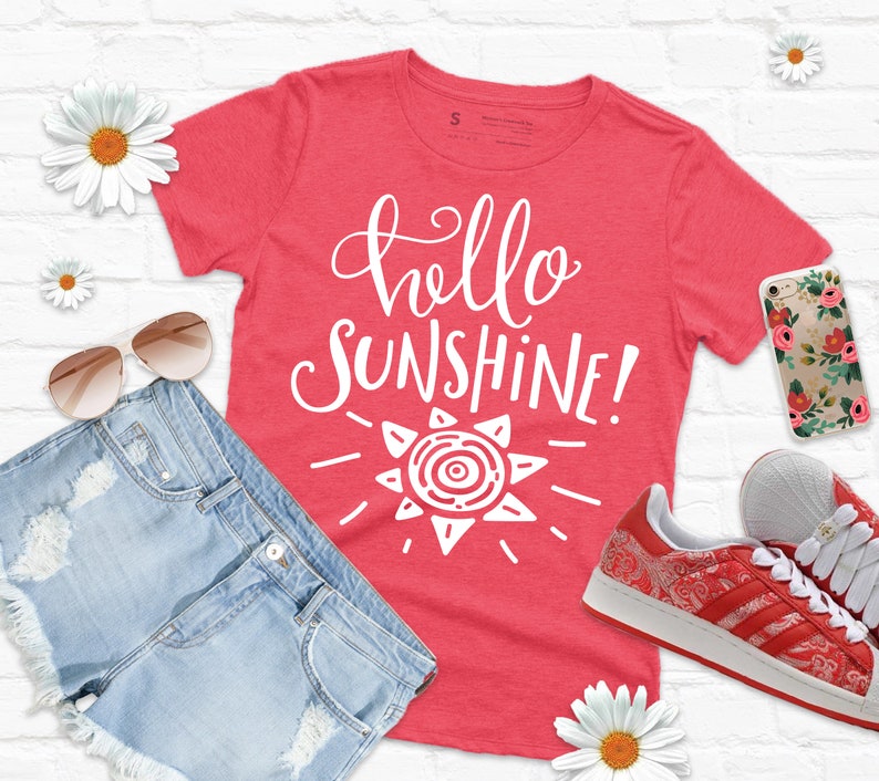Summer SVG File Hello Sunshine Svg Kids Summer Shirt Svg - Etsy