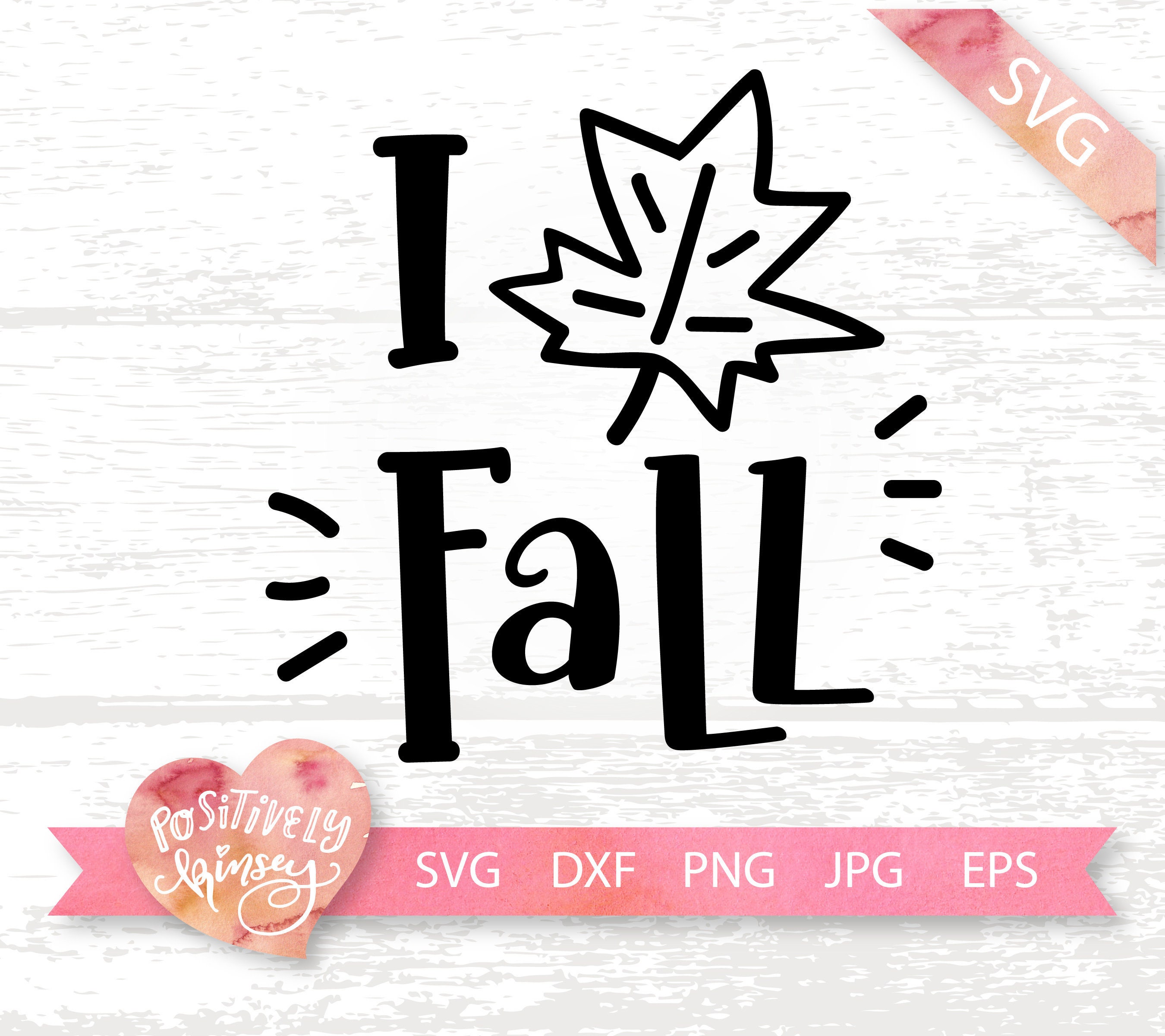 Cute Fall SVG I Love Fall Svg Fall Svg Autumn Svg | Etsy