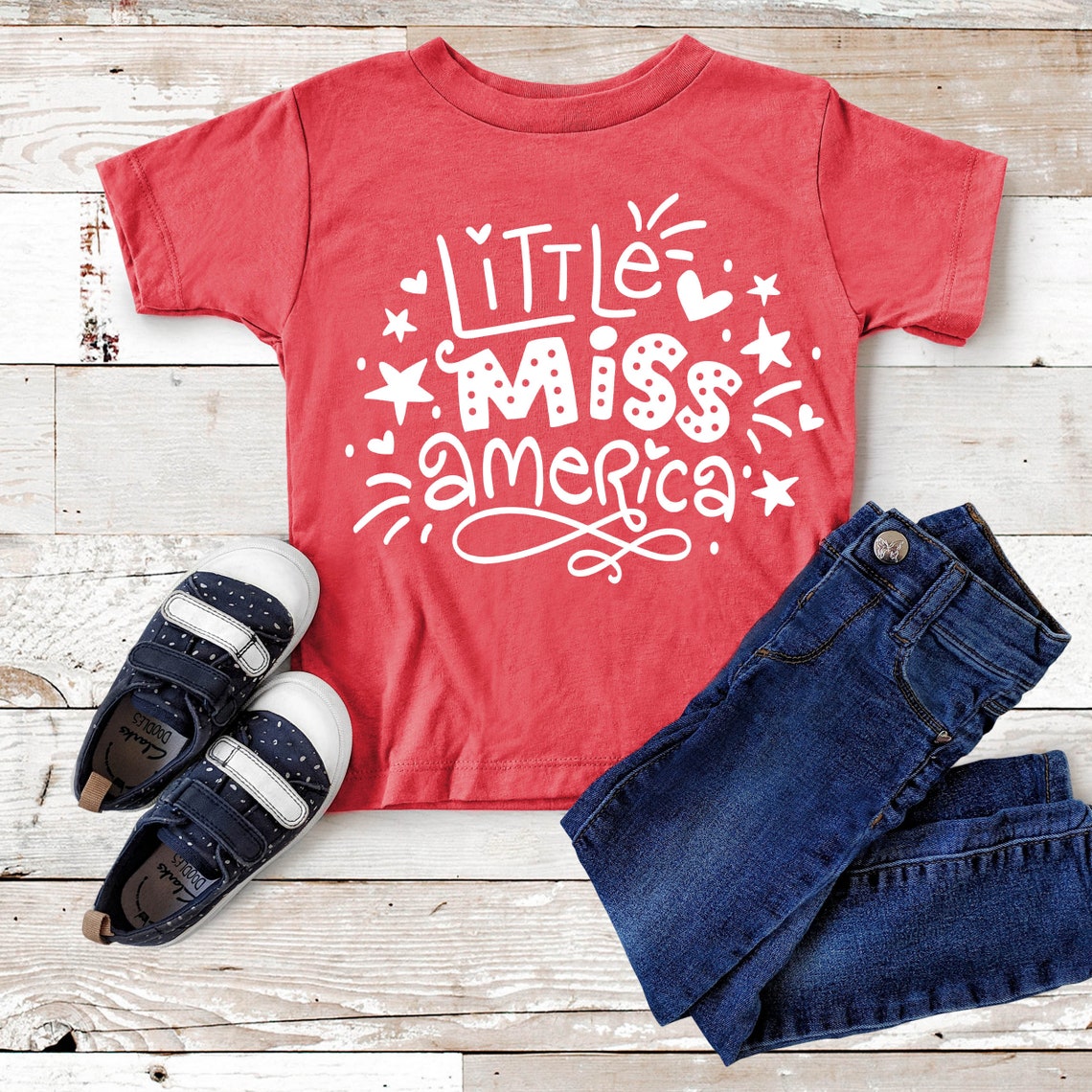 Download Little Miss America SVG Cute 4th of July Svg for Girls ...