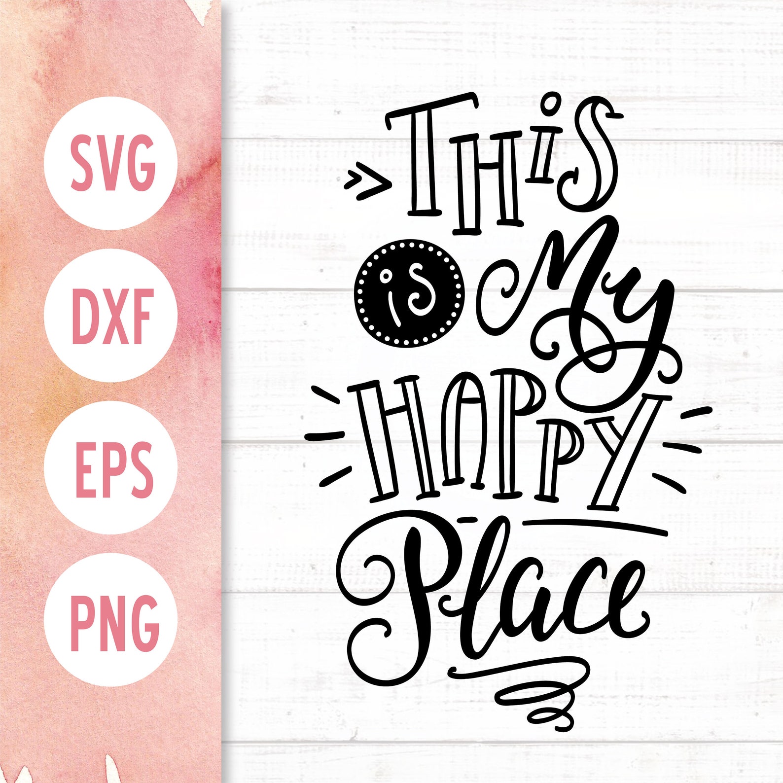 This is My Happy Place SVG Craft Room Svg Crafter Svg Wood Etsy
