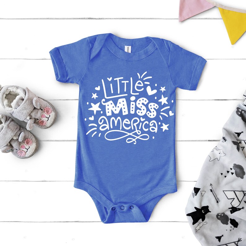 Download Little Miss America SVG Cute 4th of July Svg for Girls ...