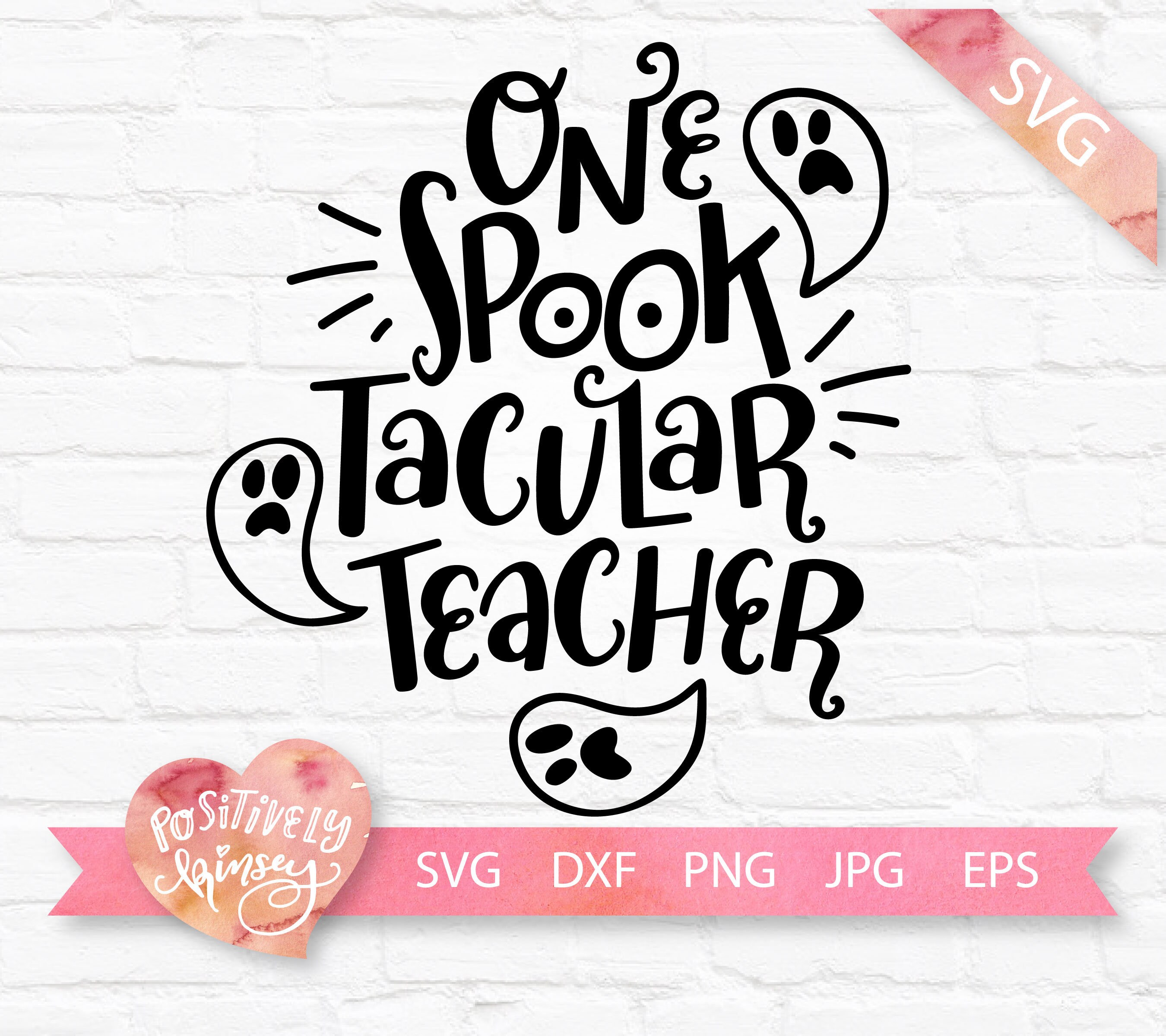 Download One Spooktacular Teacher SVG Teacher Halloween Svg File | Etsy