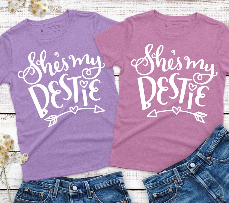 Download Best Friend SVG Files Matching Set She's My Bestie SVG | Etsy