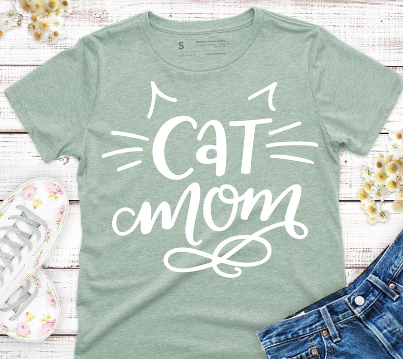 Cat Mom Svg Cut File Cats Cat Svg Cat Shirt Svg Cat Lady | Etsy