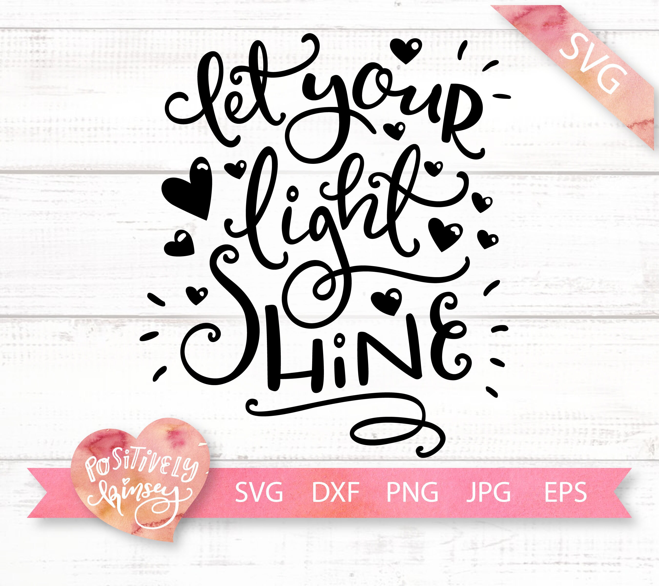 Let Your Light Shine SVG Inspirational Svg Bible Verse Svg - Etsy