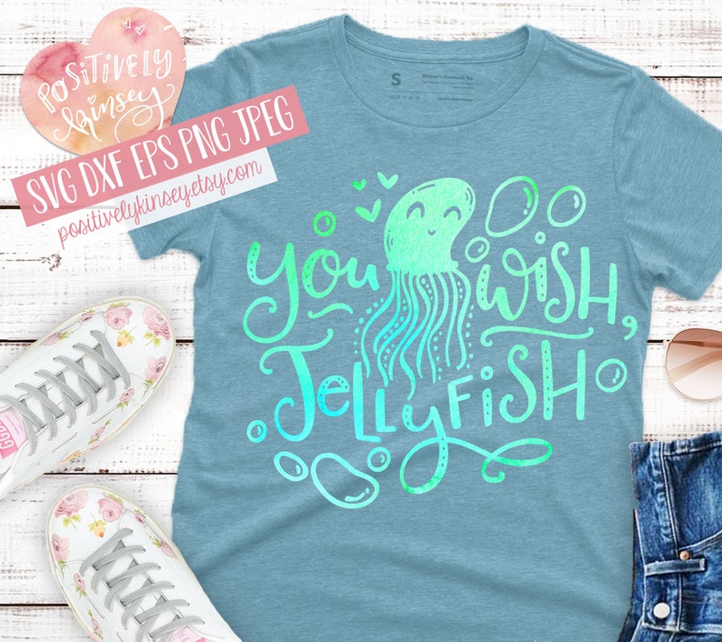 Download You Wish Jellyfish SVG Kids Summer Svg Swimmer Svg Summer ...