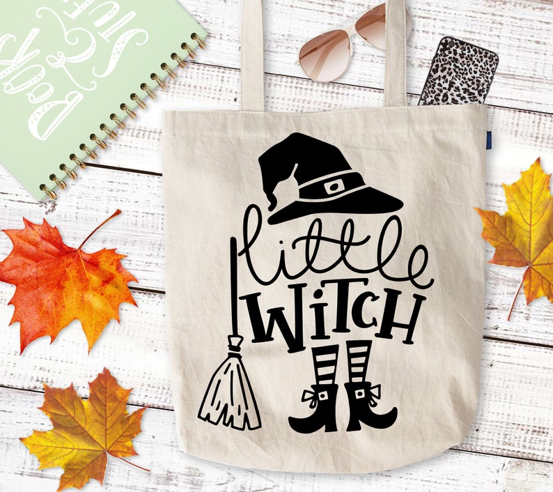 Download Little Witch SVG File Cute Halloween Svg for Girls Baby ...