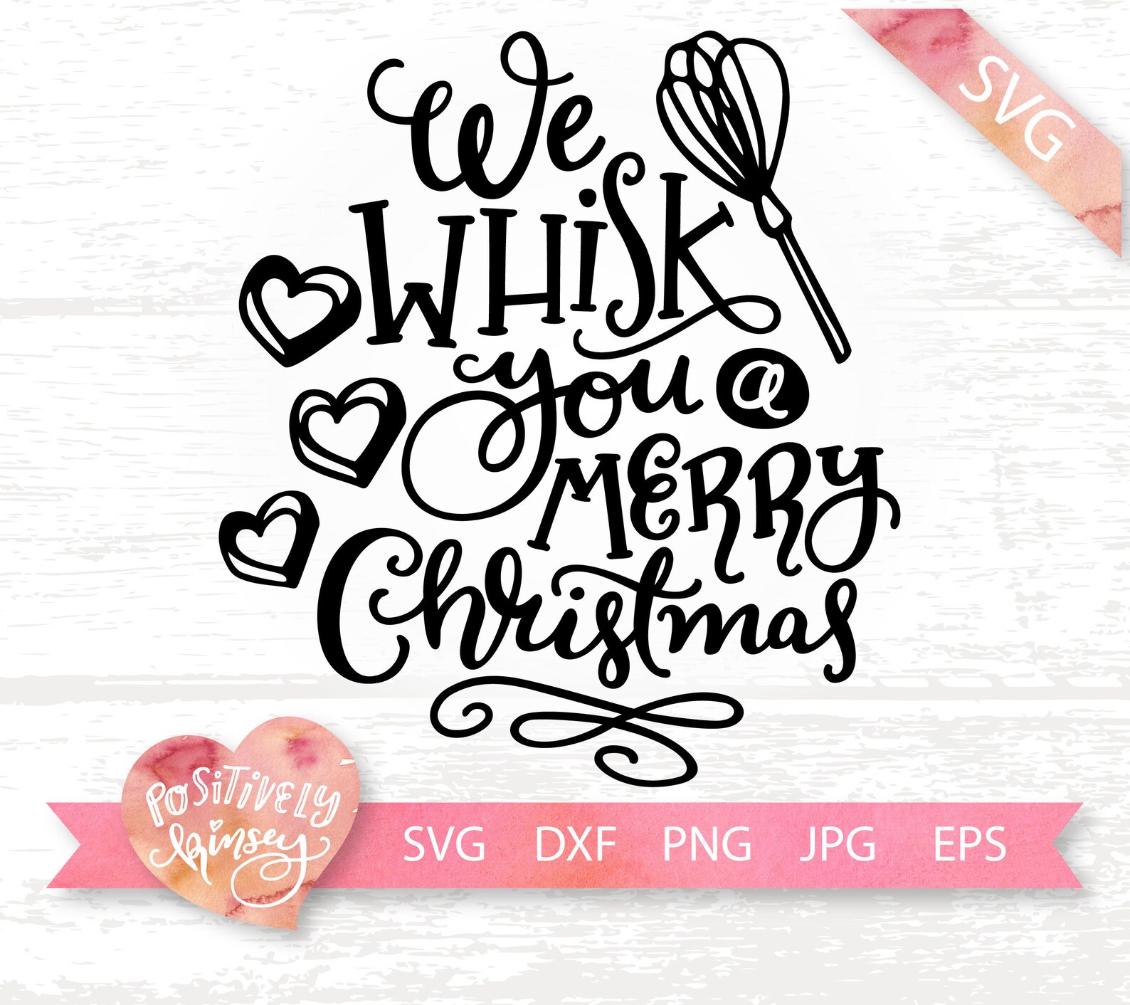 We Whisk You a Merry Christmas SVG File Christmas Baking Svg - Etsy