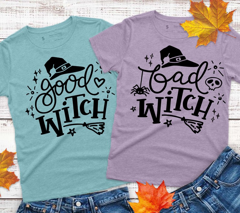Download Good Witch Bad Witch SVG Set Halloween SVG Best Friends ...