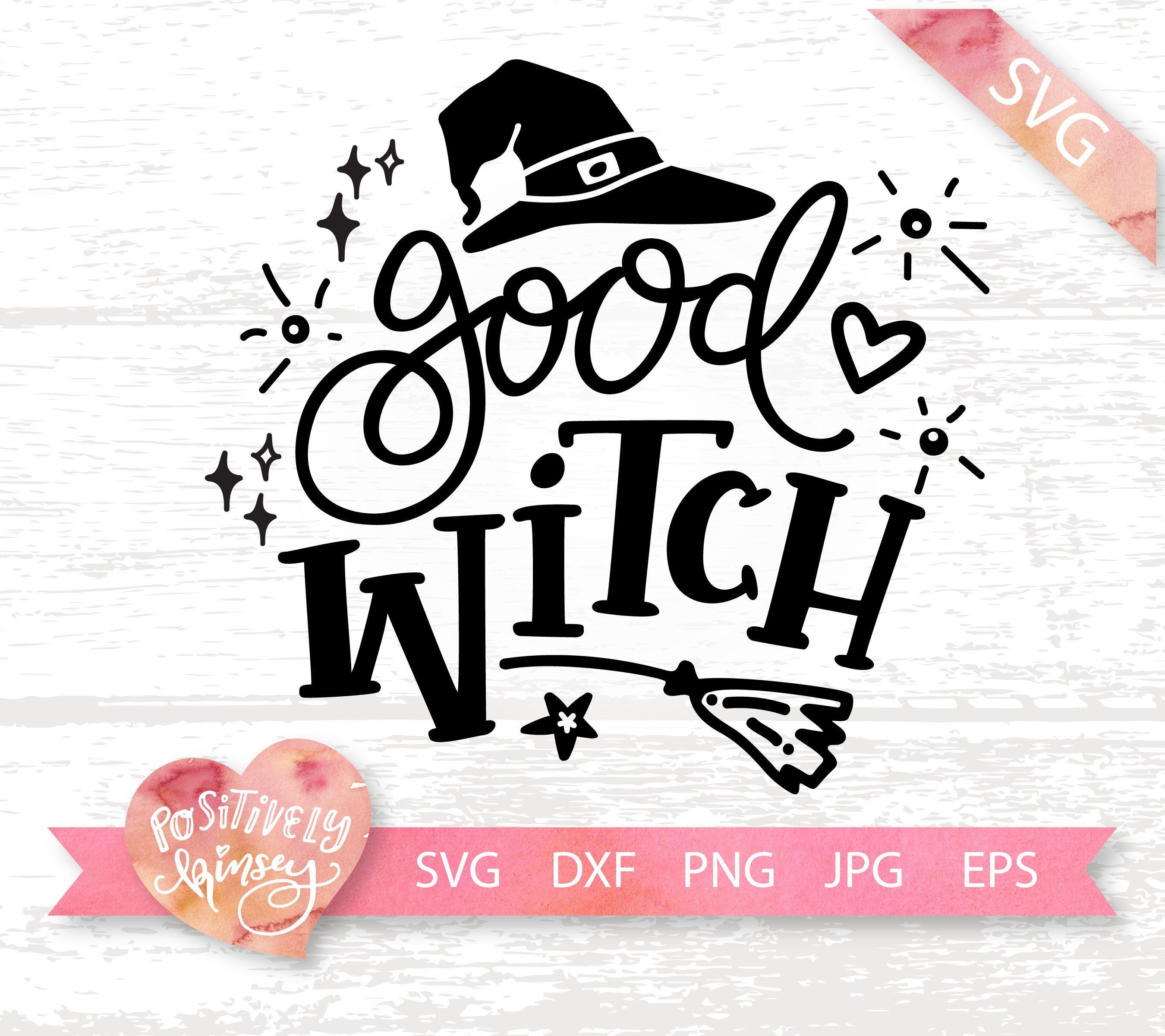 Download Good Witch Svg Halloween Svg Files Girl Halloween Svg For Etsy