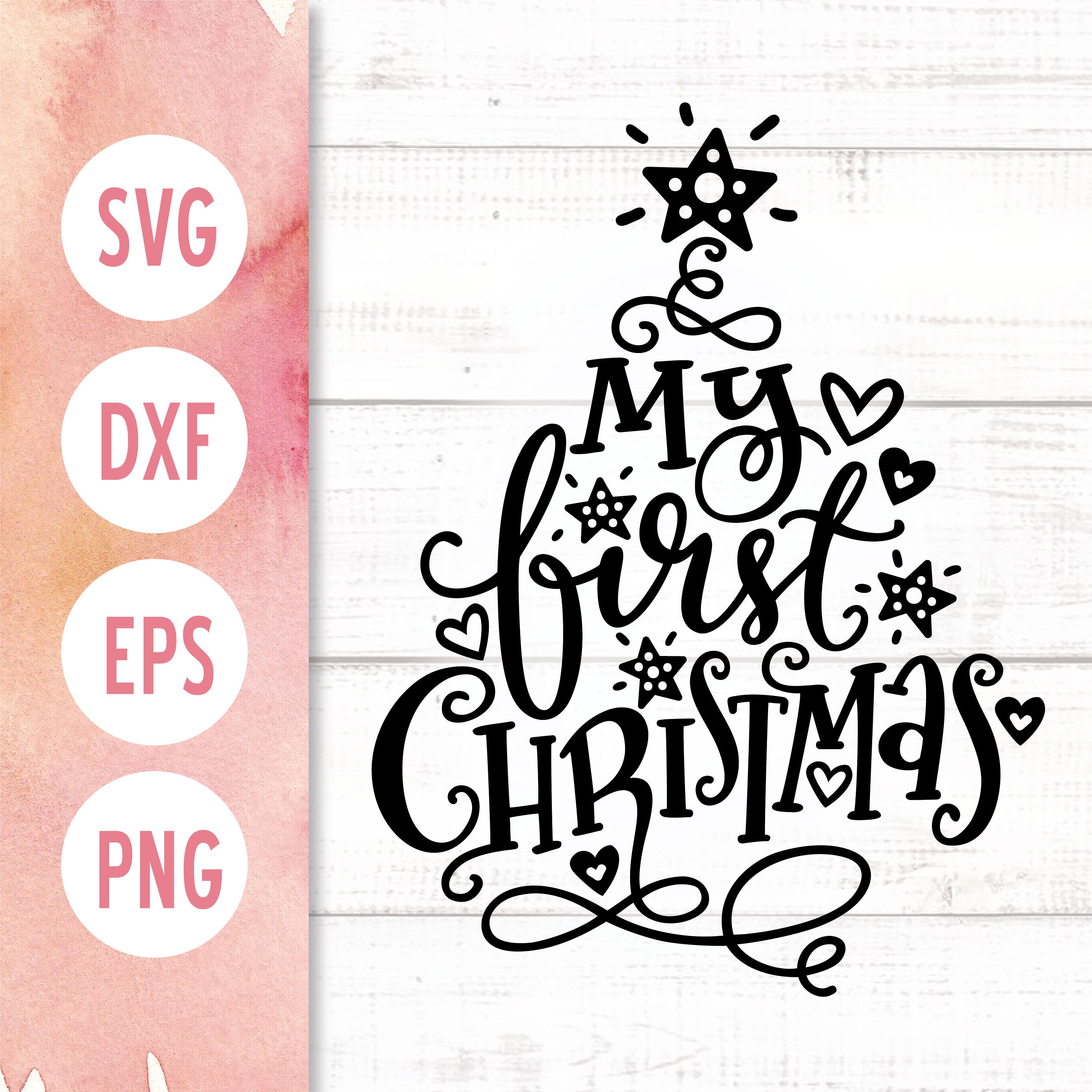 My First Christmas SVG First Christmas Svg 1st Christmas | Etsy