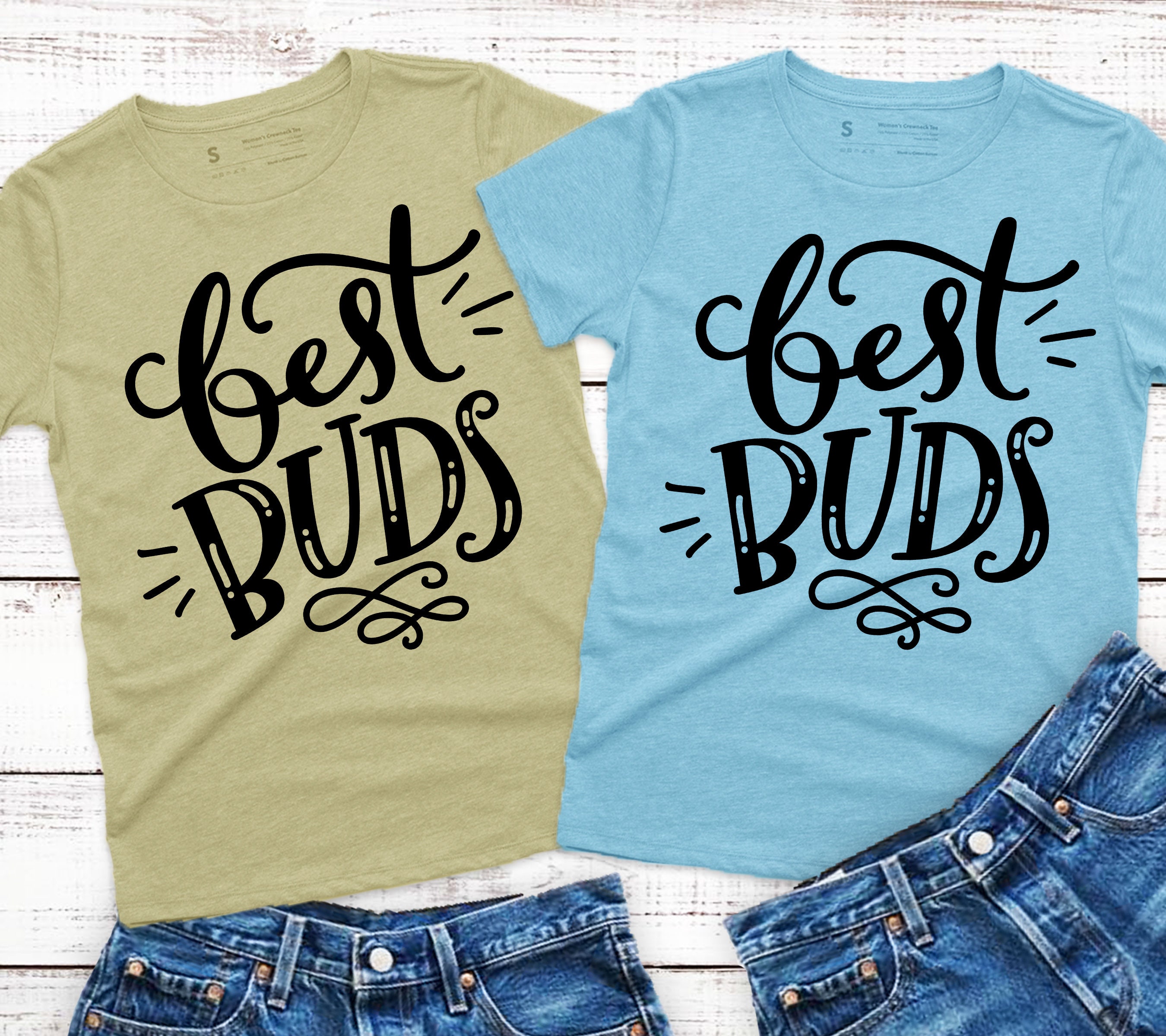 Best Buds SVG File Cute Matching Shirt SVG Design for Kids Etsy New