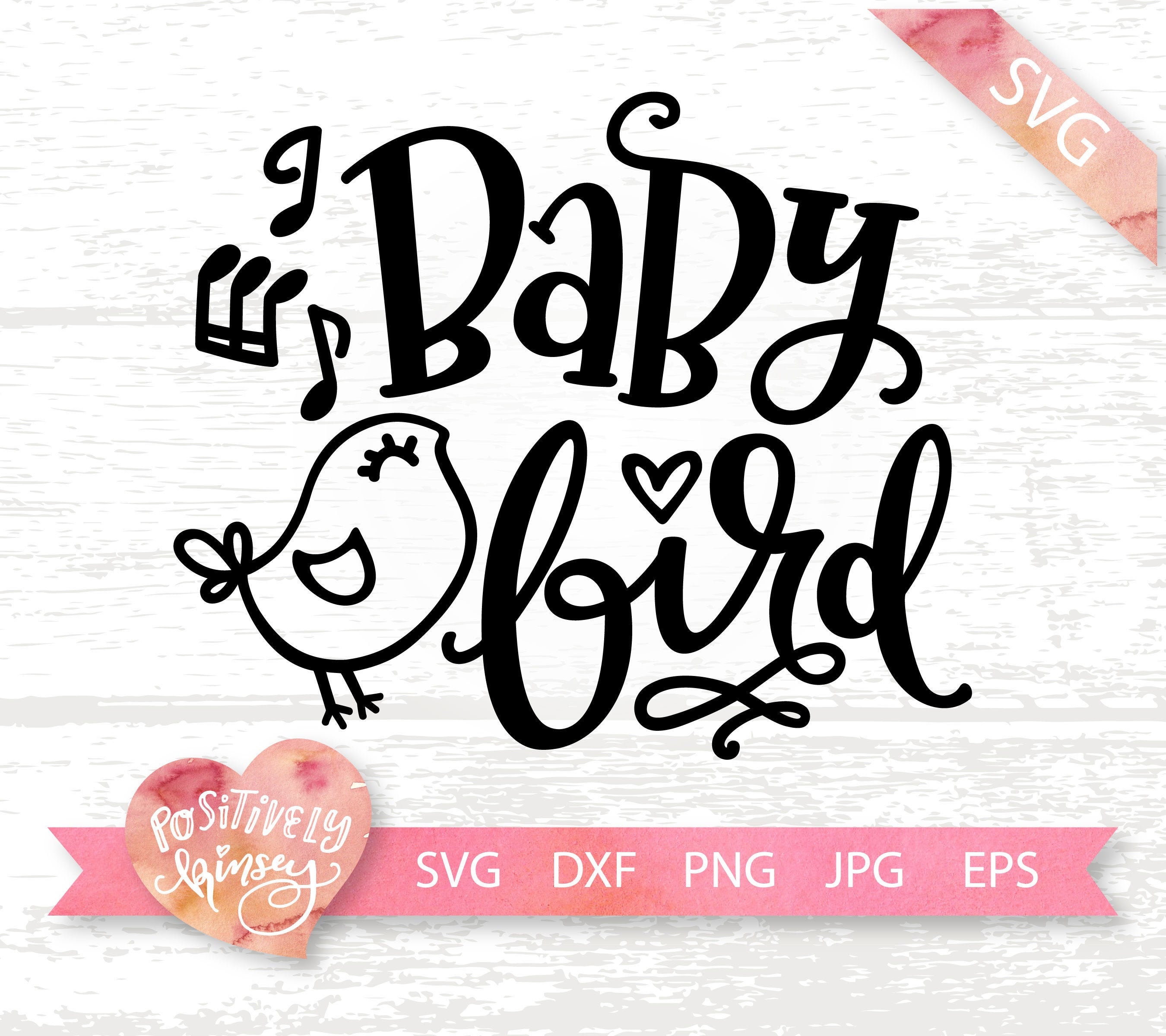 Download Baby Bird Svg Cute Baby Svg Cut File Baby Girl Baby Boy Etsy