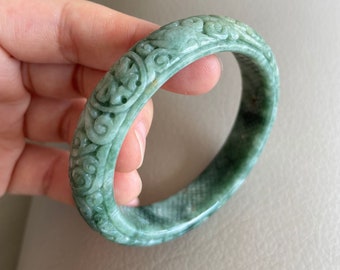 翡翠バングル 57.0 mm (2.24
