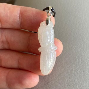 Pendentif en jade jadéite de maïs, vert clair, jade naturel de qualité certifiée A, pierres précieuses birmanes, bijoux, collier