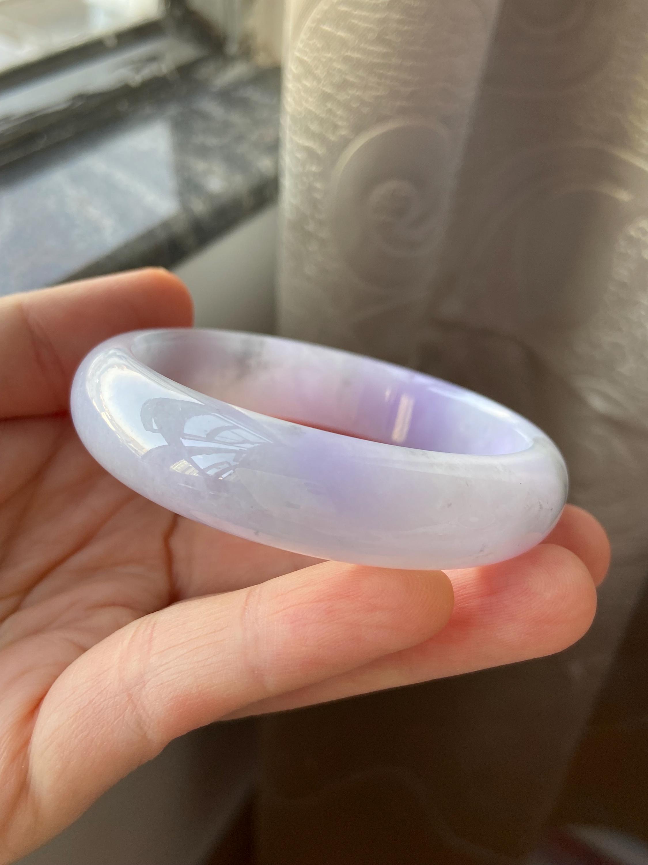 翡翠バングル 58.0 mm (2.28