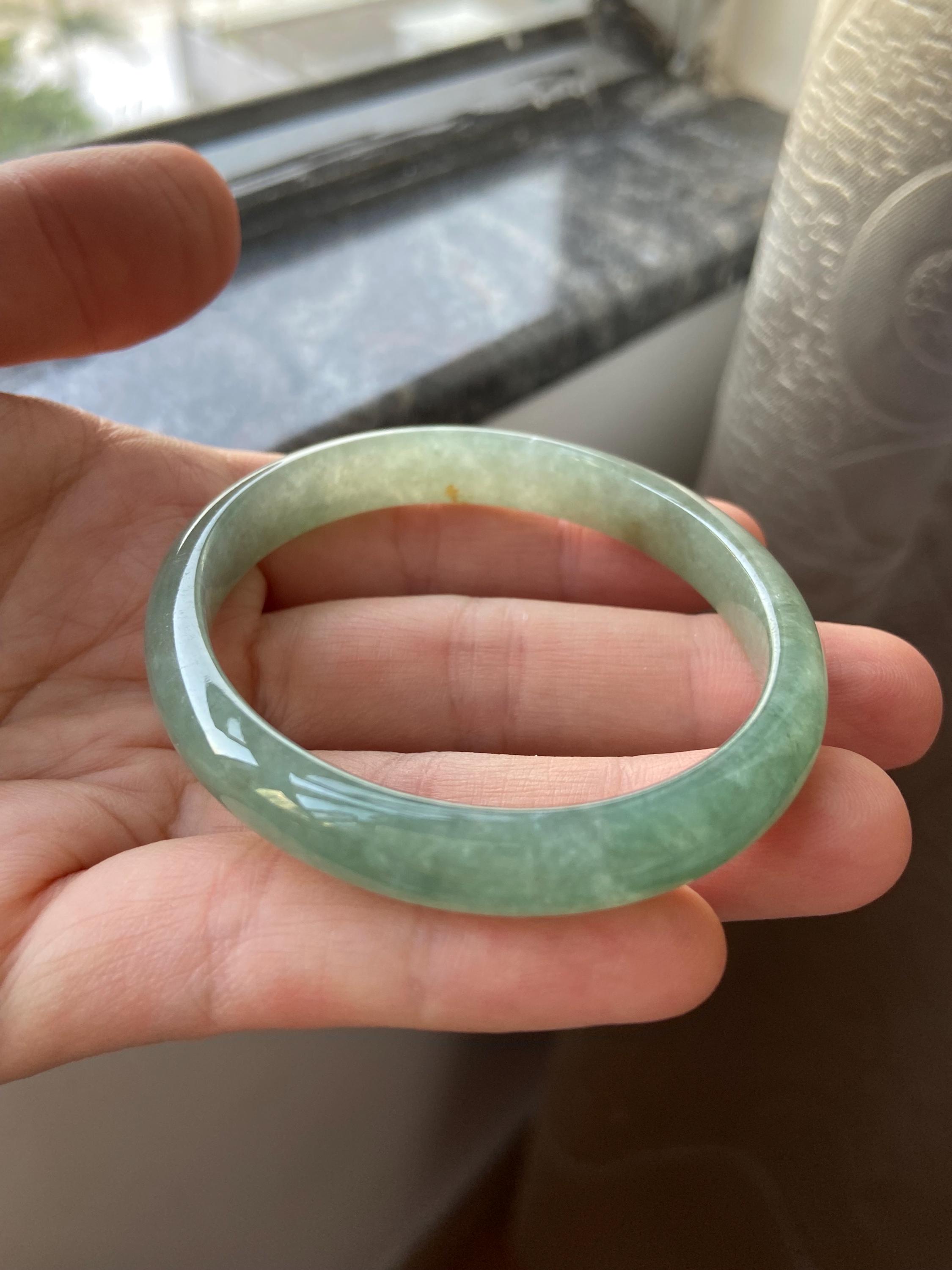 翡翠バングル 54.0 mm (2.12