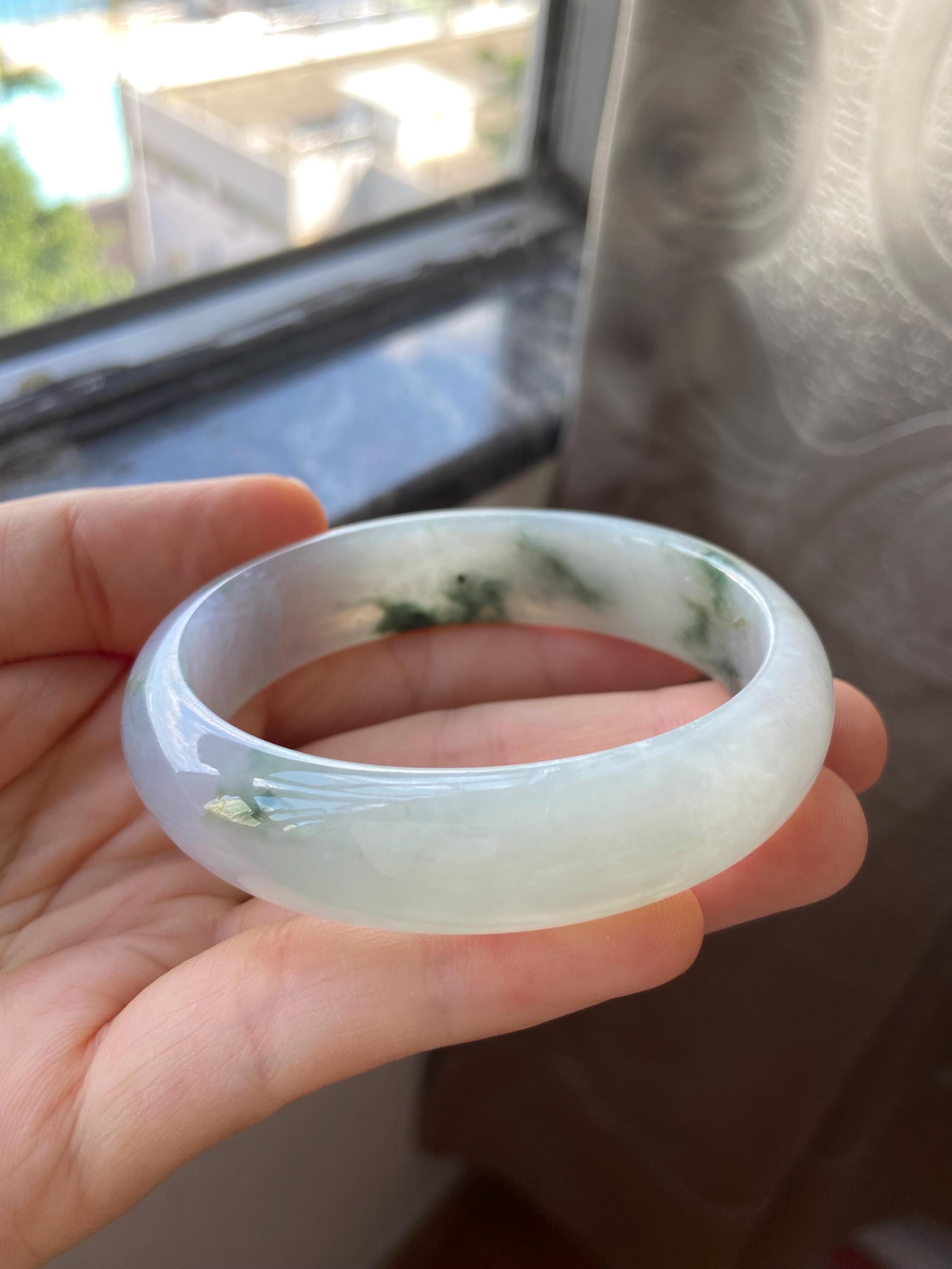 翡翠バングル 54.0 mm (2.13