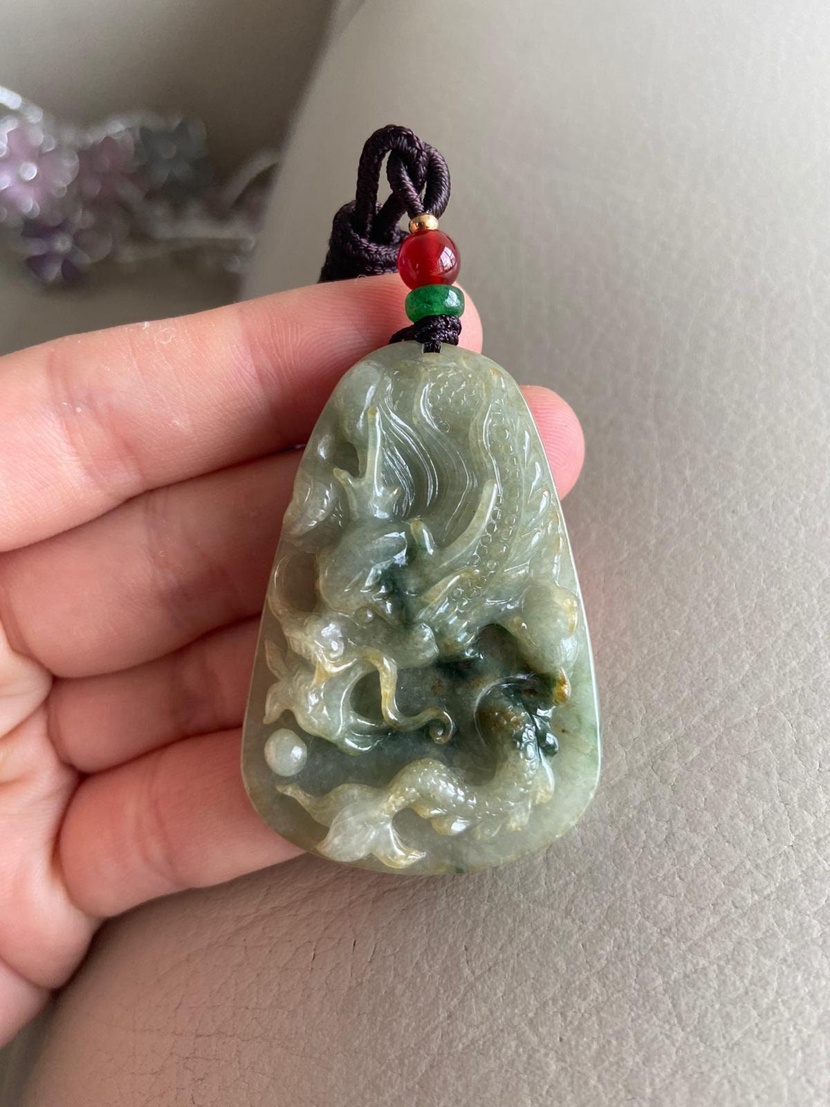 Ciondolo In Giada Certificata - Giadeite (A-giada - Foto 13