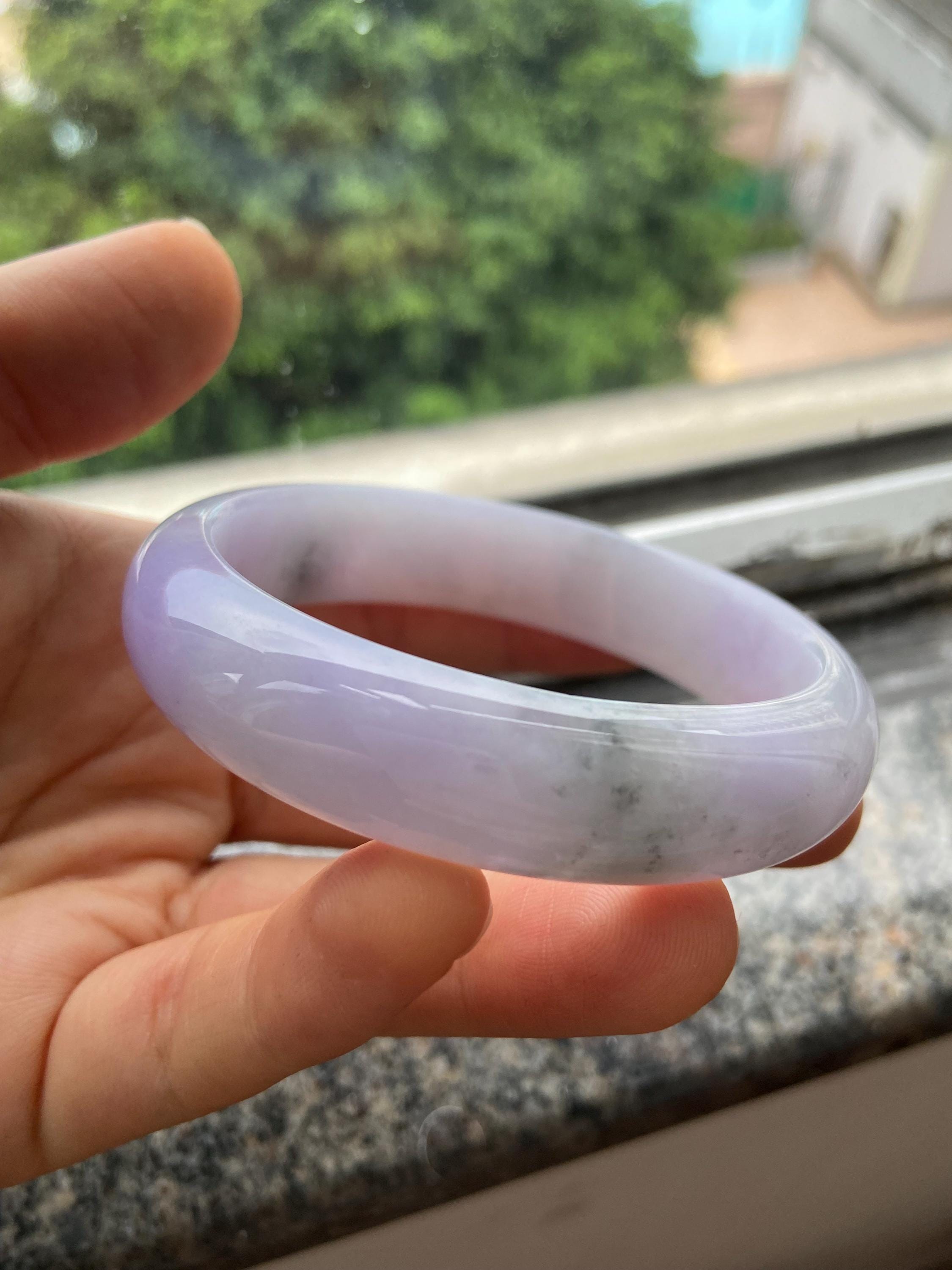 翡翠バングル 58.0 mm (2.28