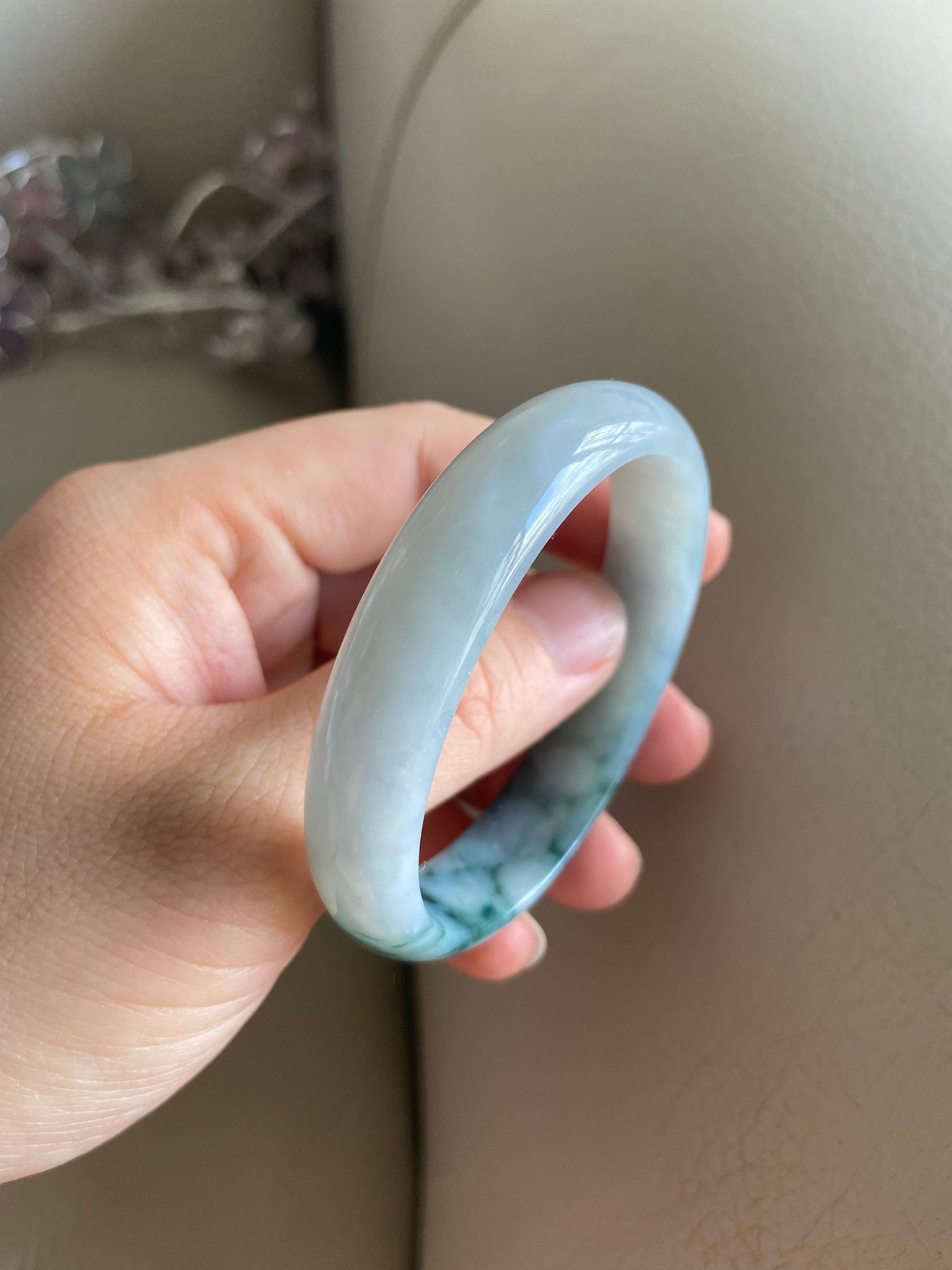 翡翠バングル 50.0 mm (1.97