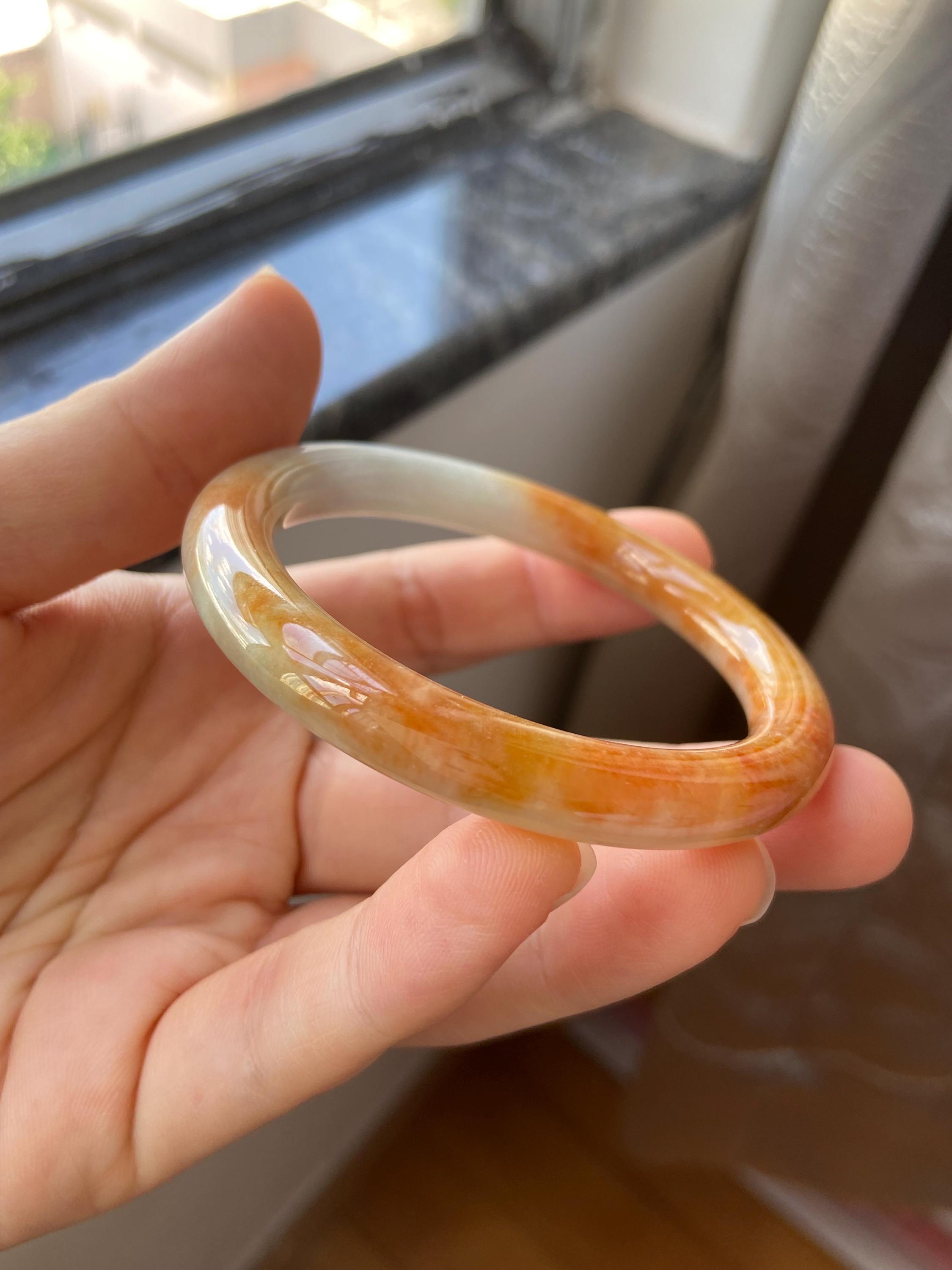 翡翠バングル 53.5 mm (2.11