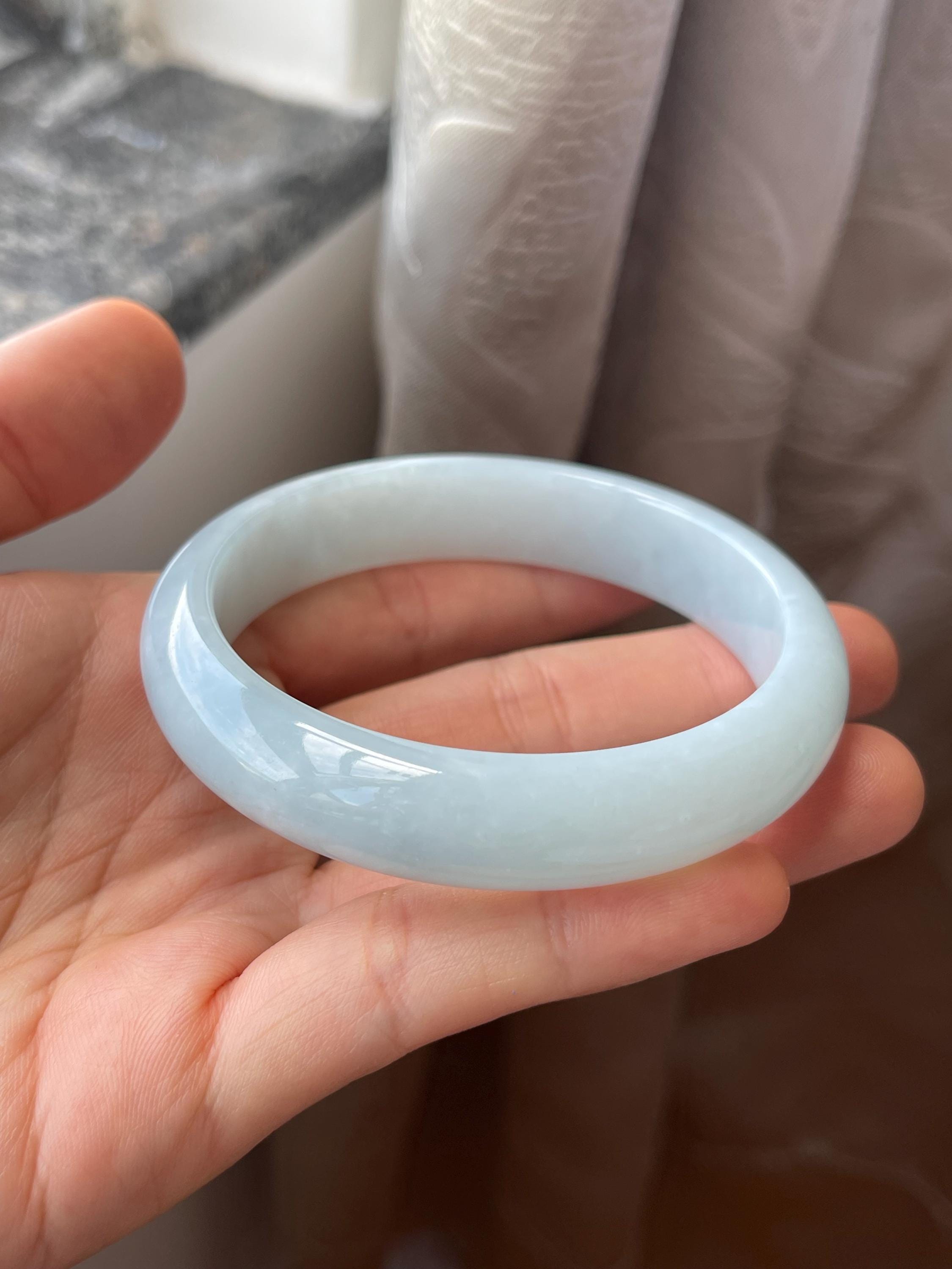 アクアマリン バングル 59.2mm 59mm Certified Type A 100% Natural 