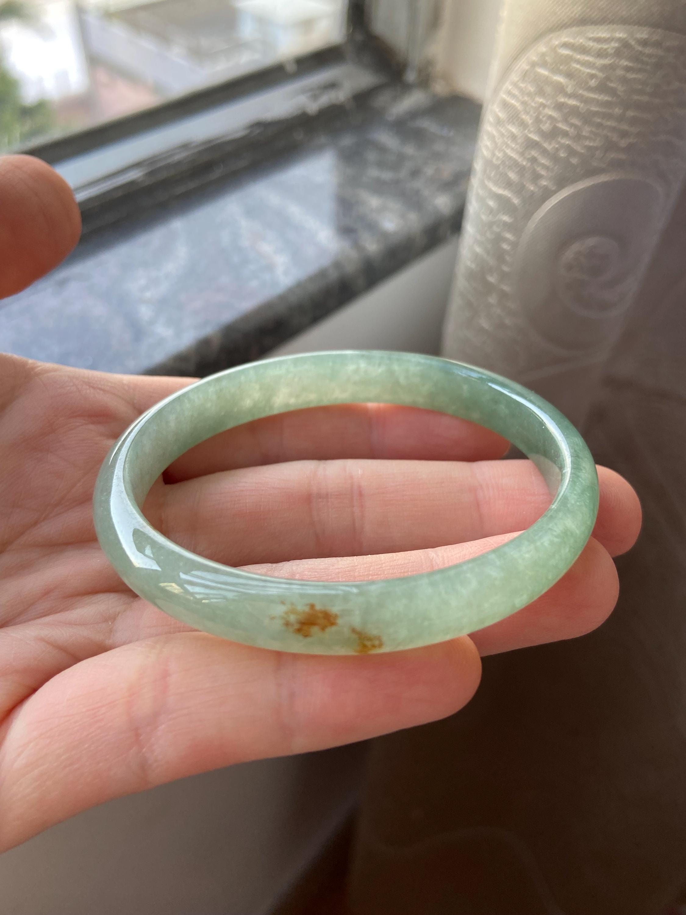 翡翠バングル 54.0 mm (2.12