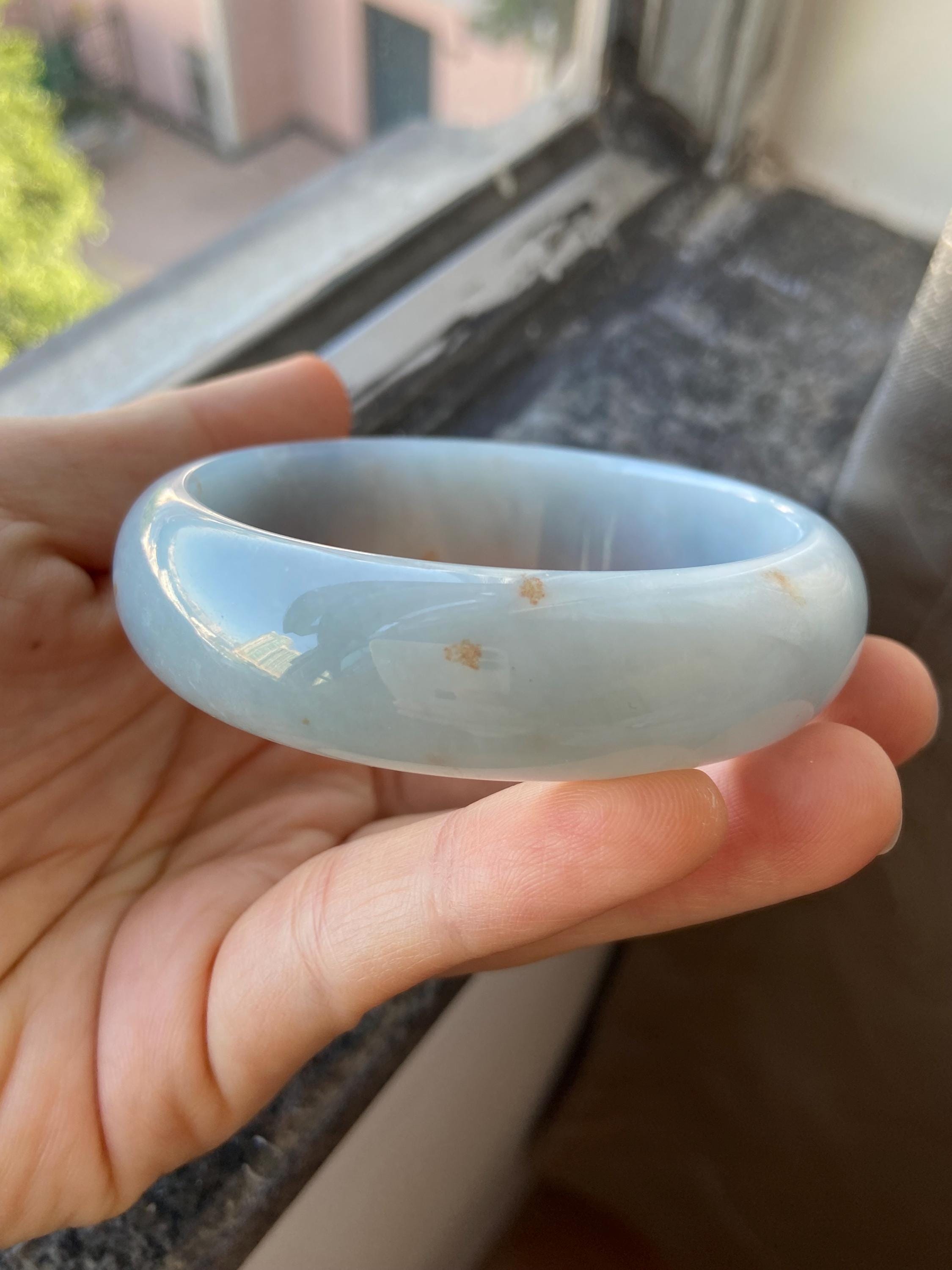 翡翠バングル 61.0 mm (2.40
