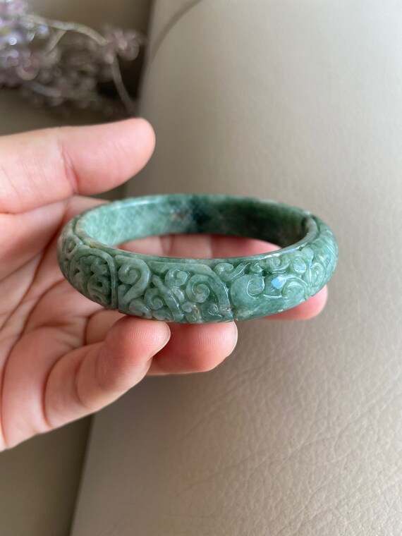 本翡翠　ジェダイド　バングル　指輪　セット 本翡翠ジェダイドバングル指輪セット