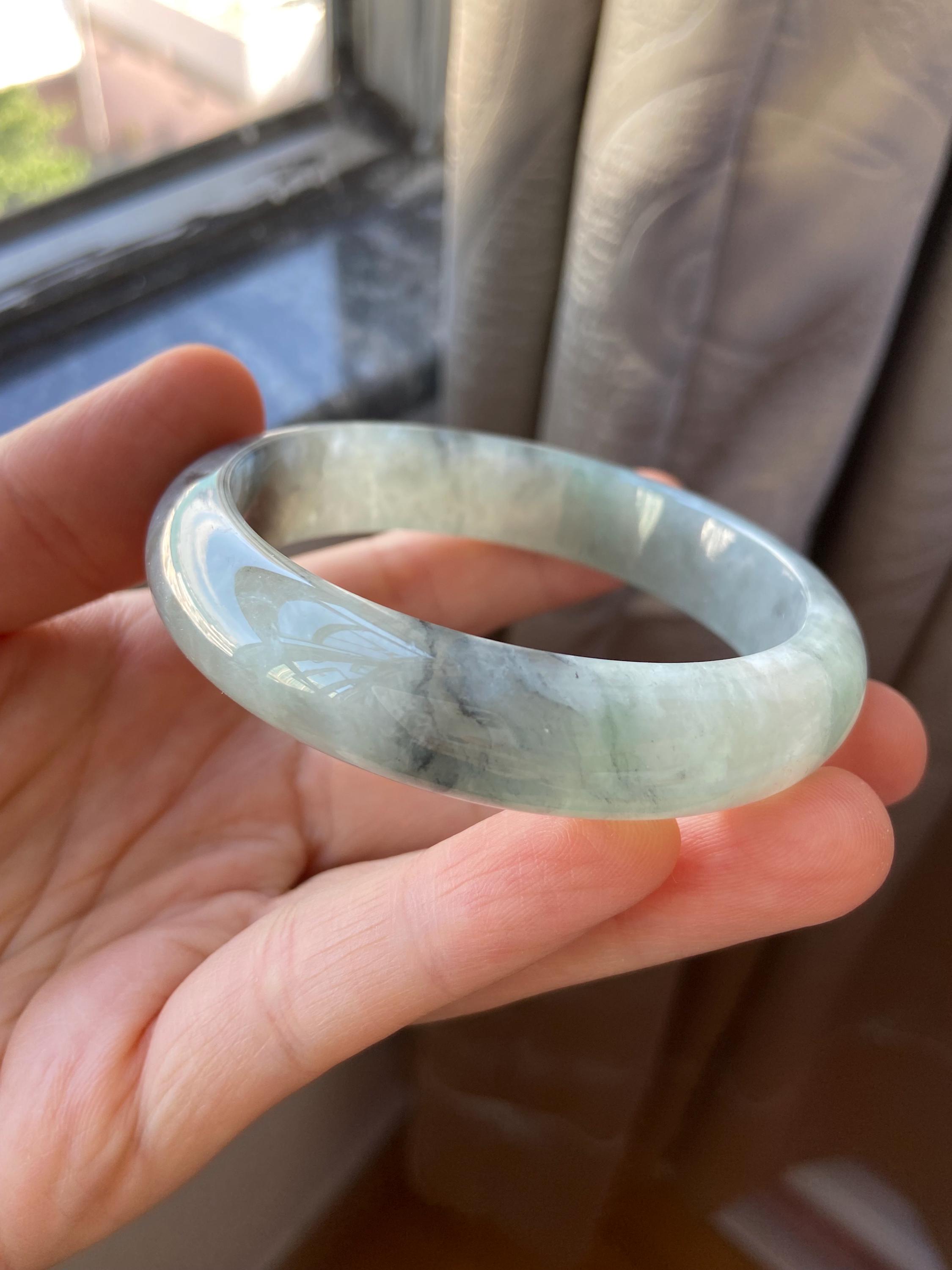 翡翠バングル 59.0 mm (2.32