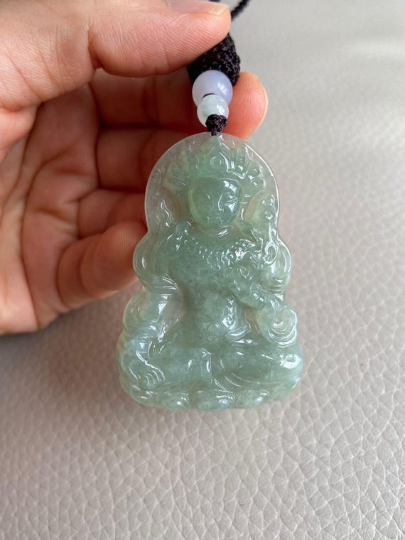 天然翡翠 翡翠観音ペンダント 【公式通販】