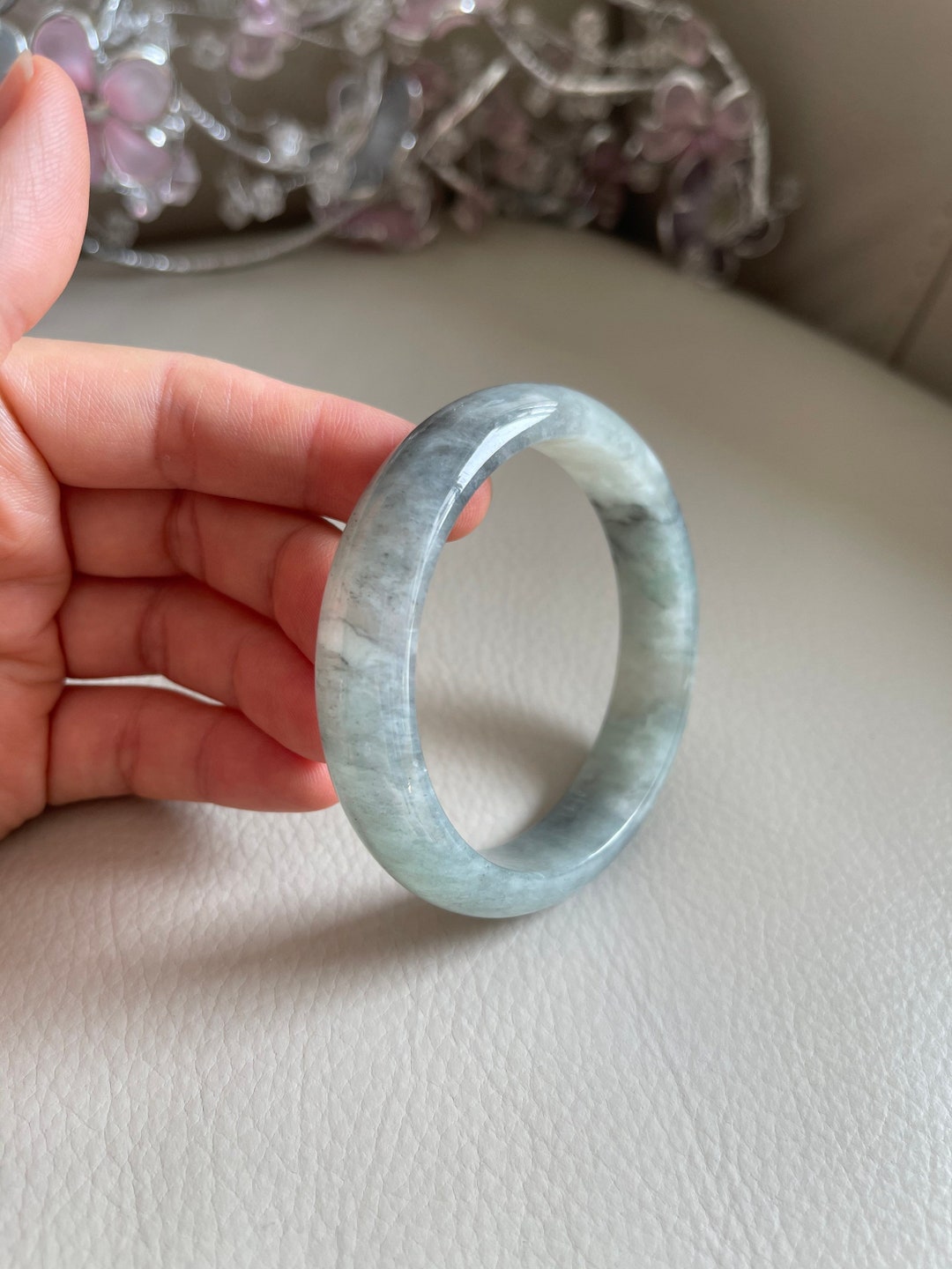 翡翠バングル❣️ 翡翠バングル 59.0 mm (2.32