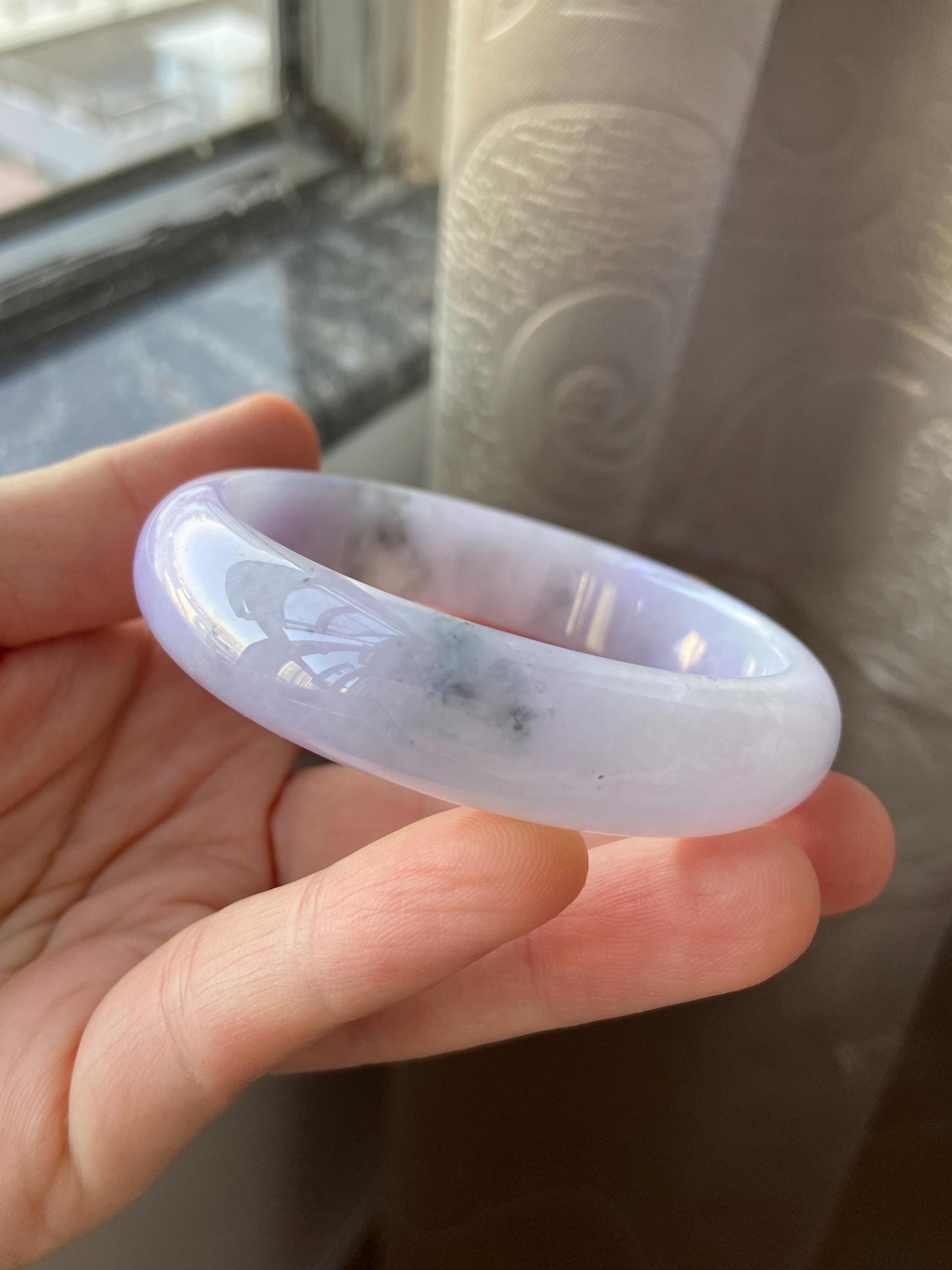 翡翠バングル 58.0 mm (2.28