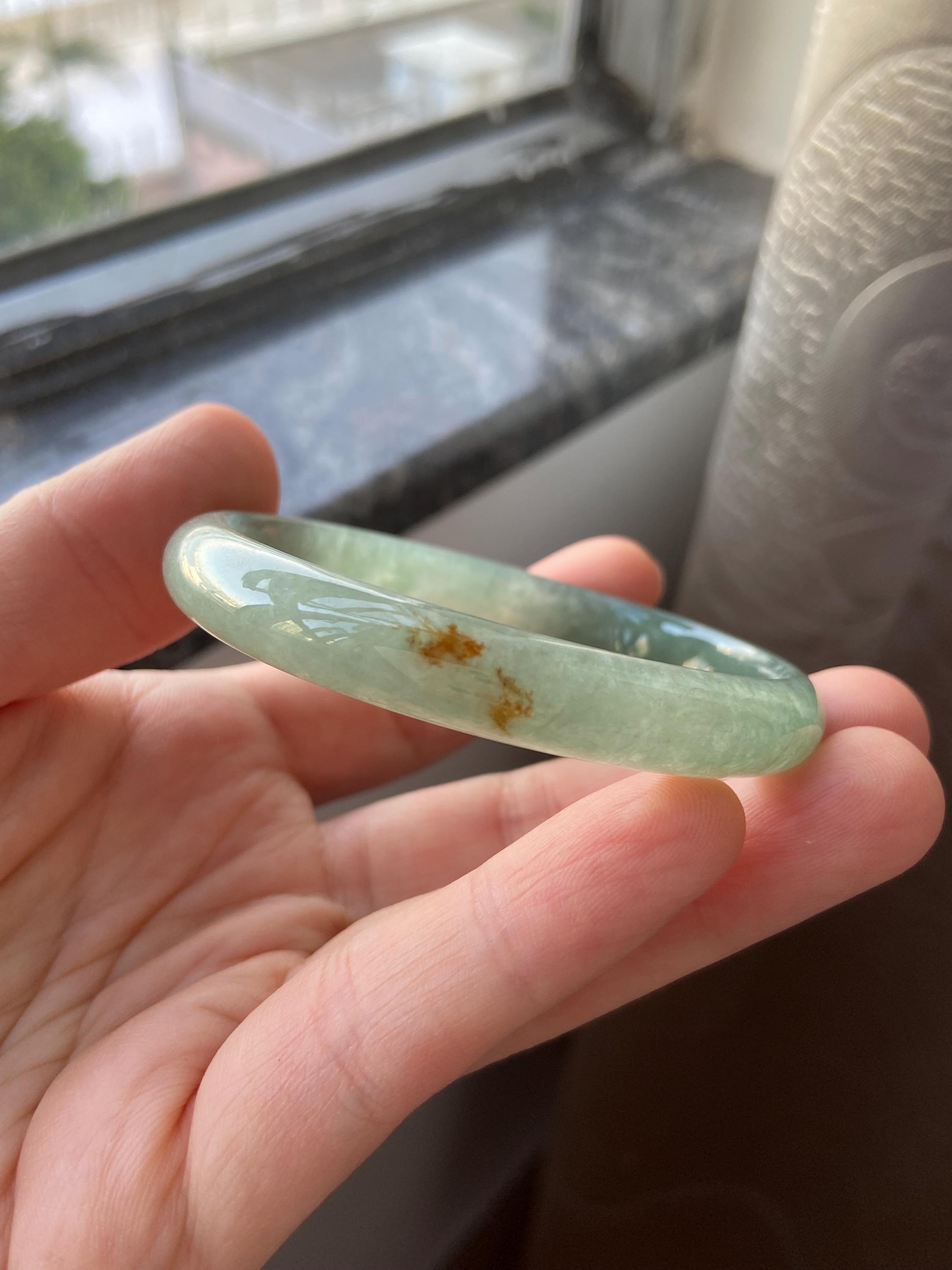 翡翠バングル 54.0 mm (2.12