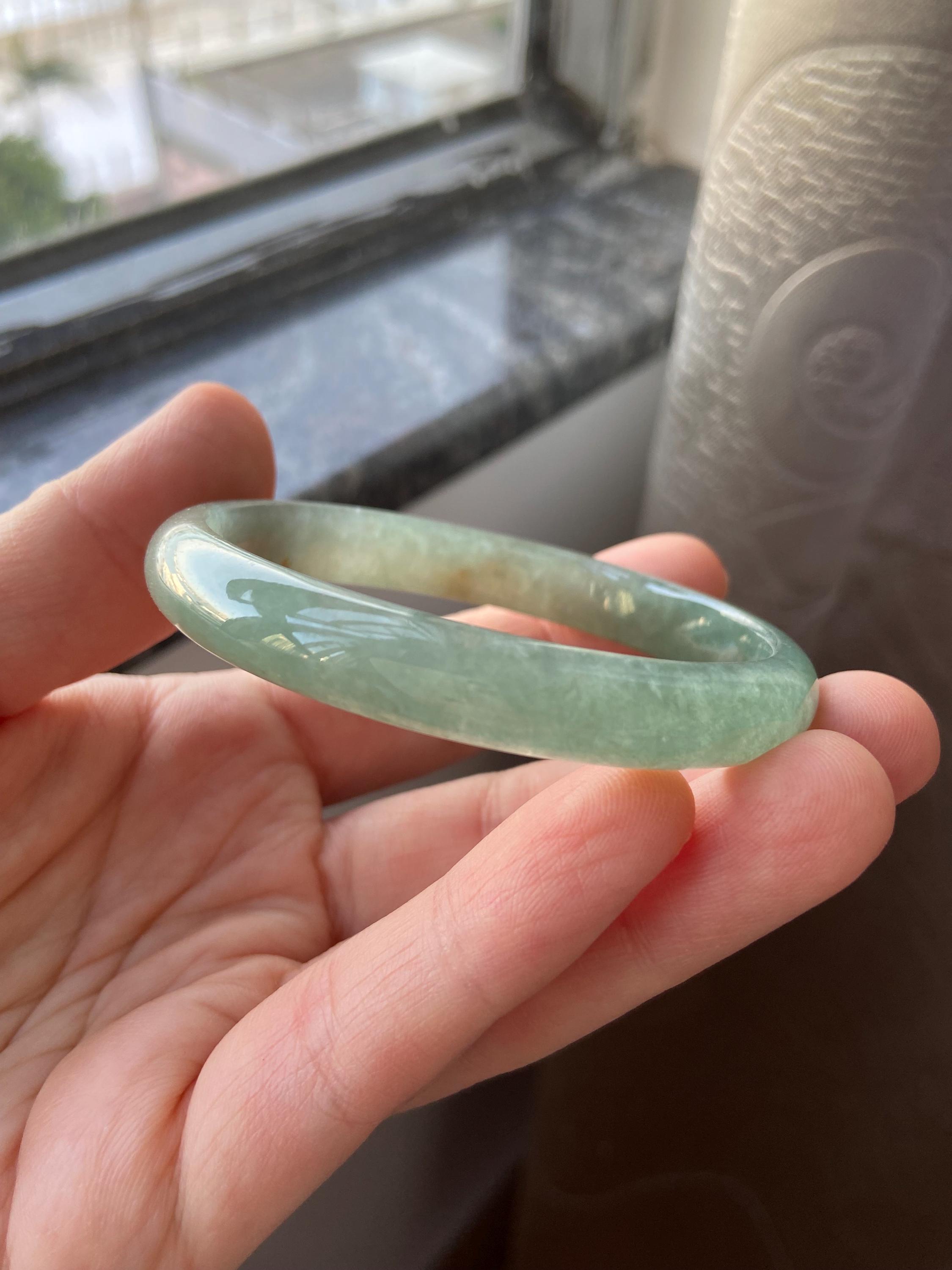 翡翠バングル 54.0 mm (2.12