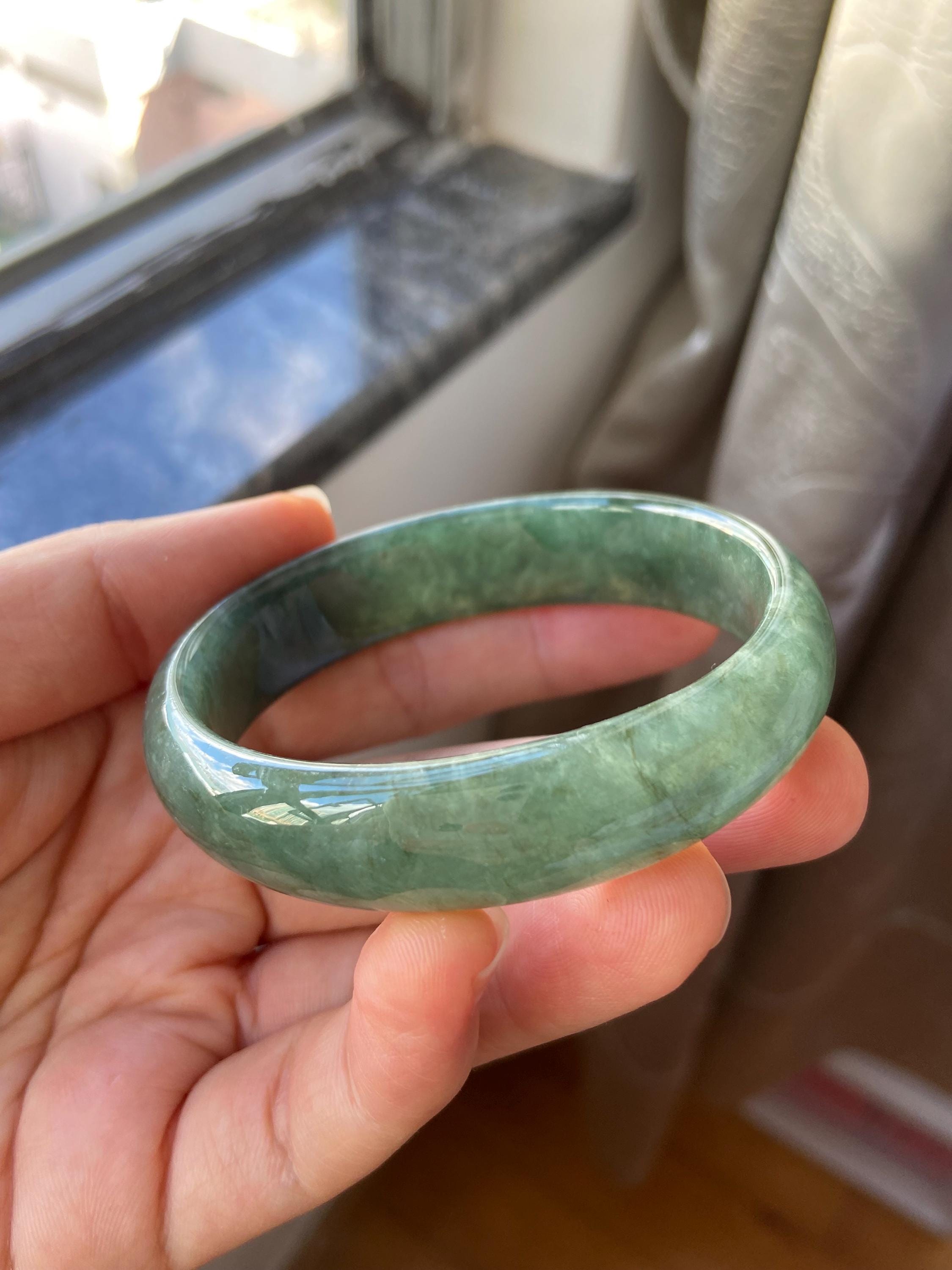 翡翠バングル 54.0 mm (2.12
