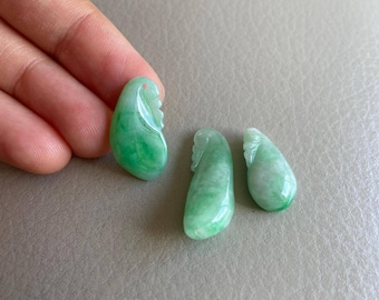 中国龍翡翠ペンダント、グリーン、天然グレードA翡翠、認定