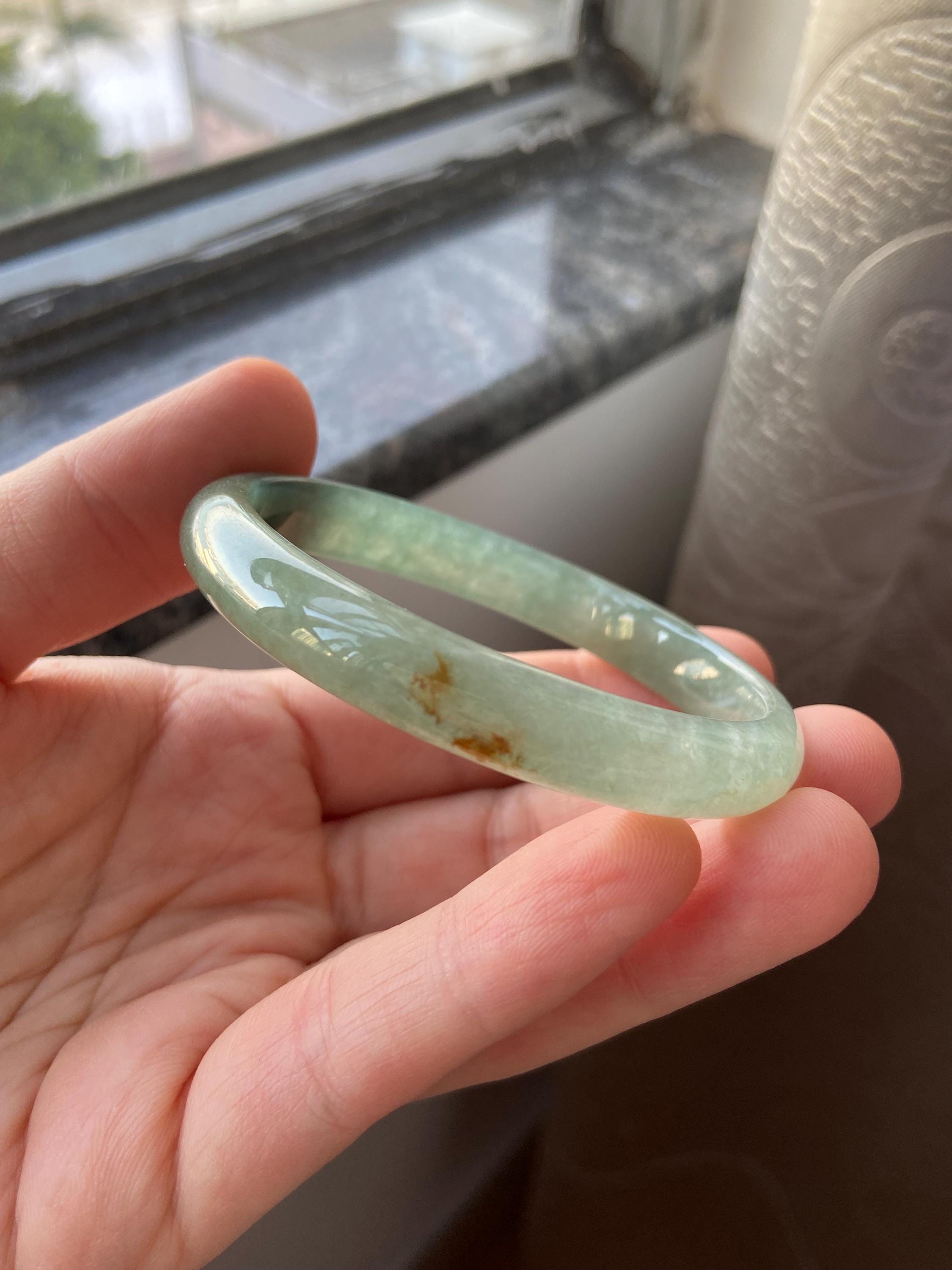 翡翠バングル 54.0 mm (2.12