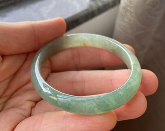 翡翠バングル 54.0 mm (2.12