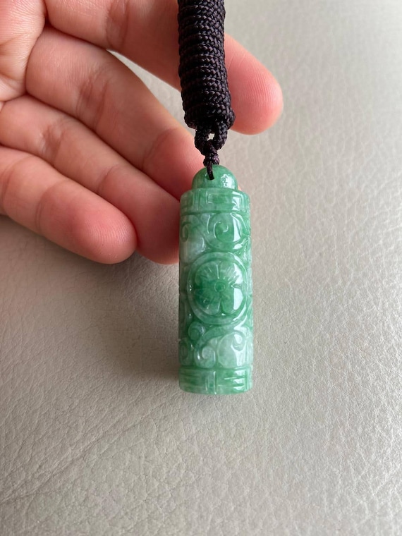 Mens chinese deals jade necklace
