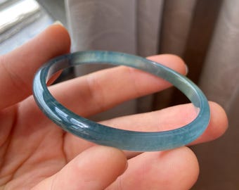 49.5 mm 認定タイプ A 100%天然の氷のような水のようなライトグリーン