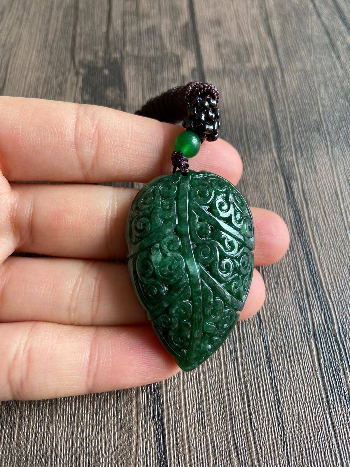 Ciondolo A Ciambella Fei Cui In Giada Giadeite Naturale Di Grado A - Foto 6